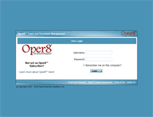 Tablet Screenshot of oper8.com